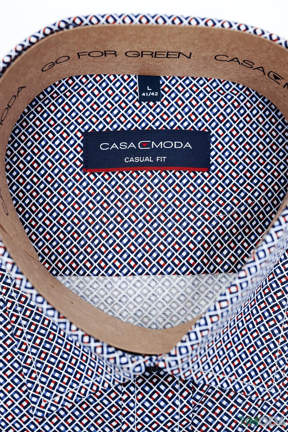 Рубашка Casa Moda с геометрическим принтом
