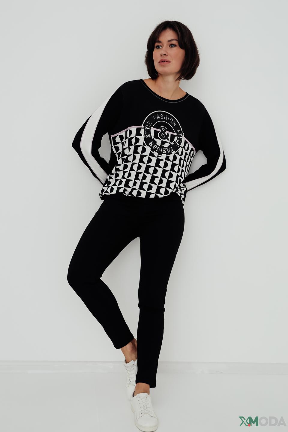 Джинсы Taifun скинни чёрные