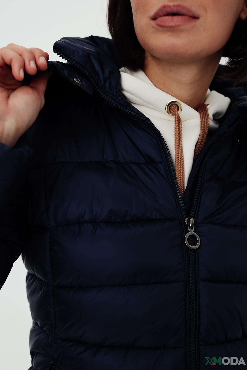 Пальто Bugatti стеганое синее