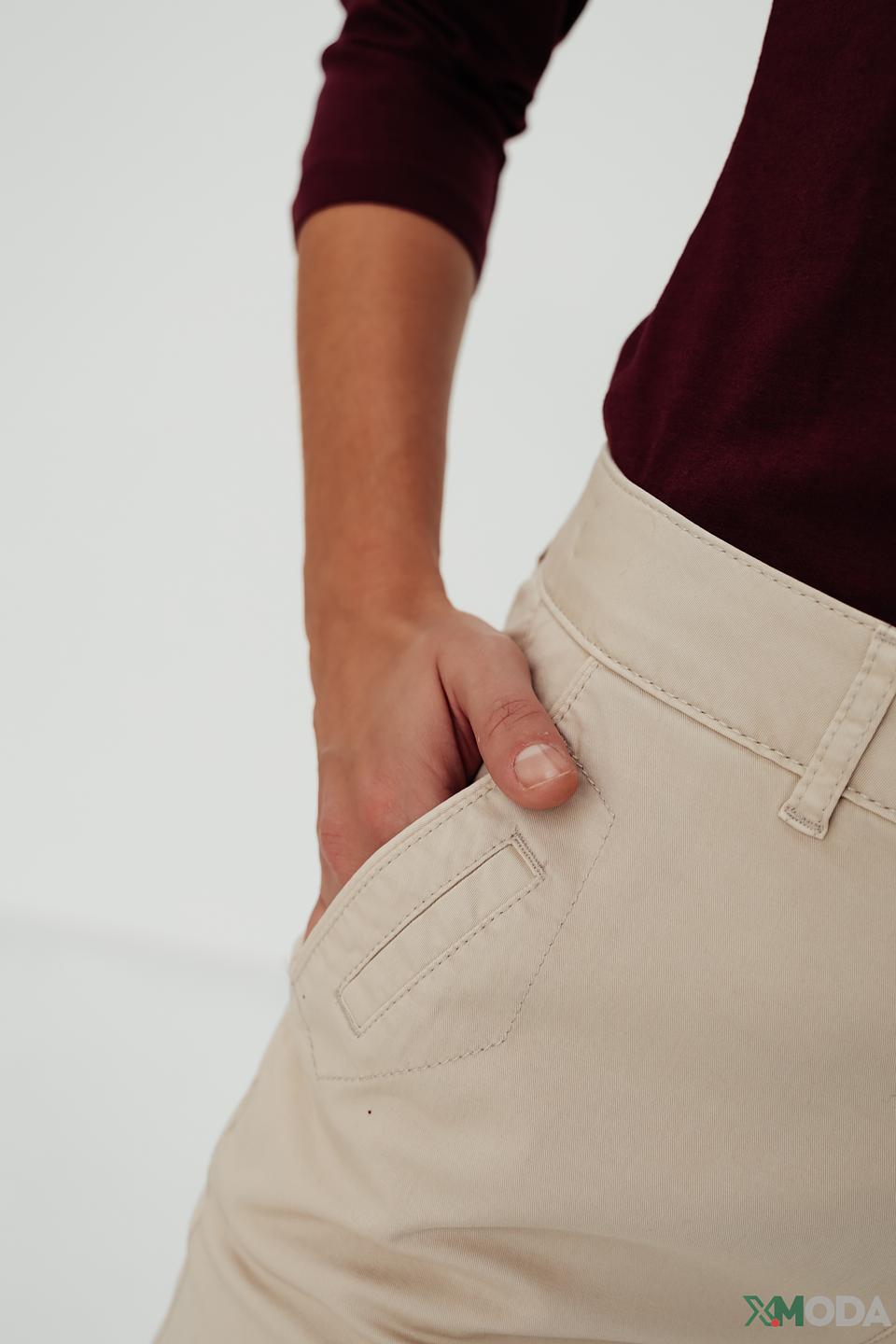 Брюки Comma бежевые