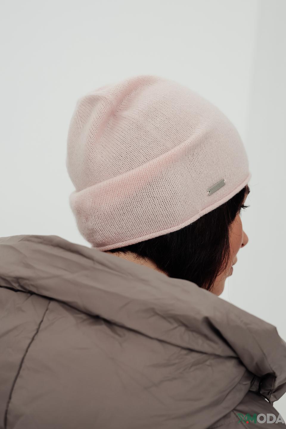 Шапка Seeberger кашемир розовая