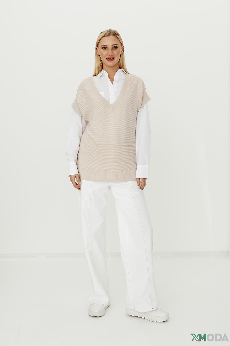 Рубашка Monari оверсайз белая