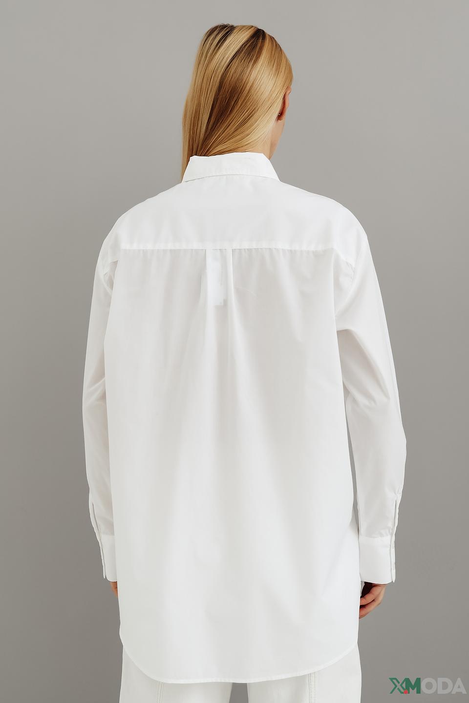 Рубашка Monari оверсайз белая