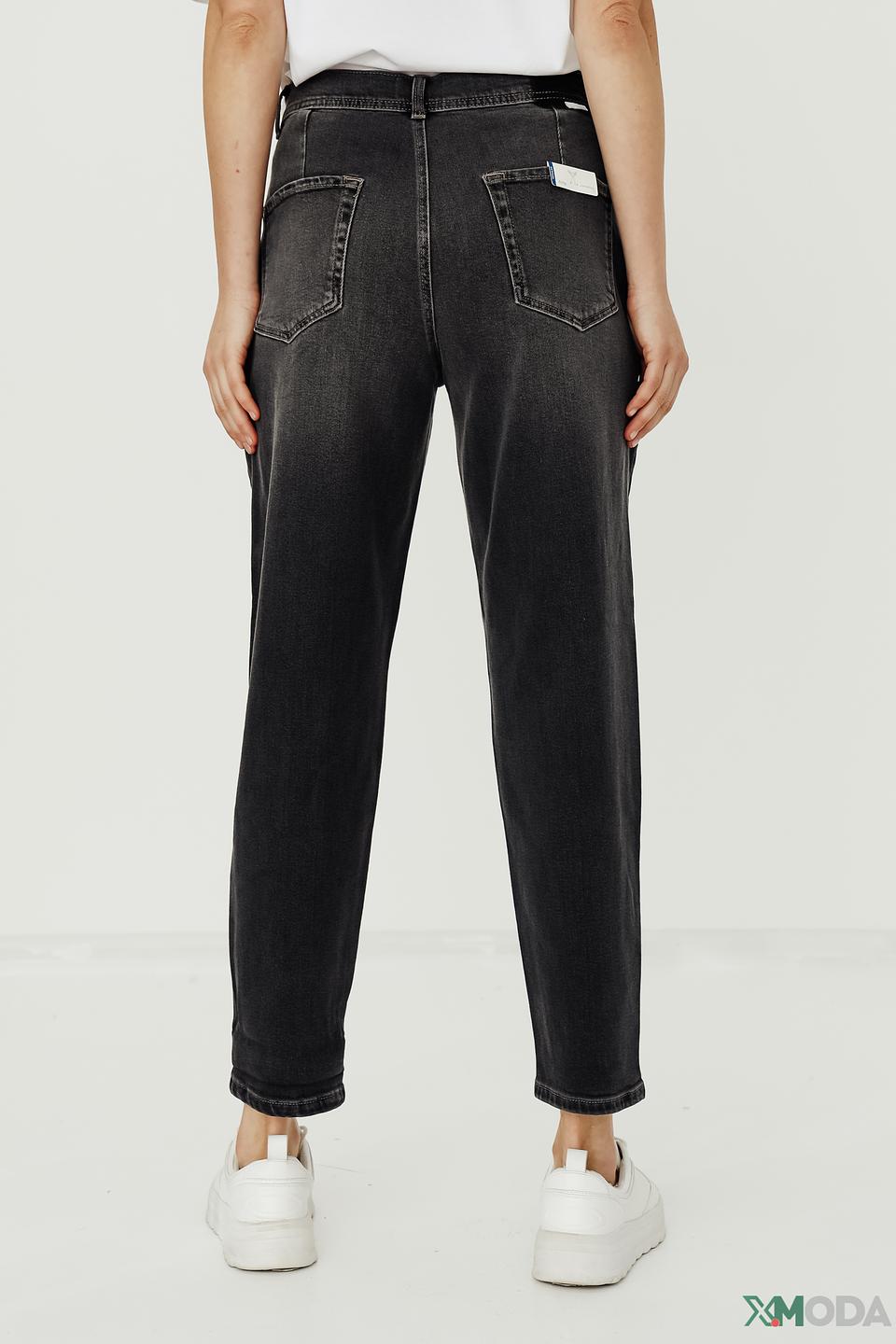 Джинсы Angels серые mom fit