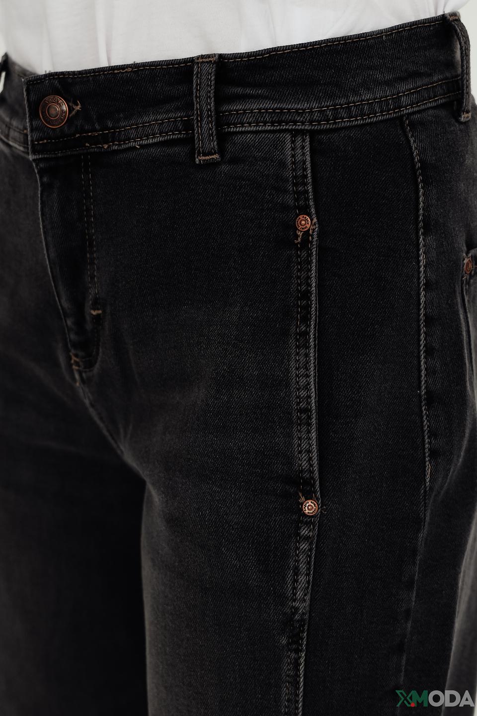 Джинсы Angels серые mom fit