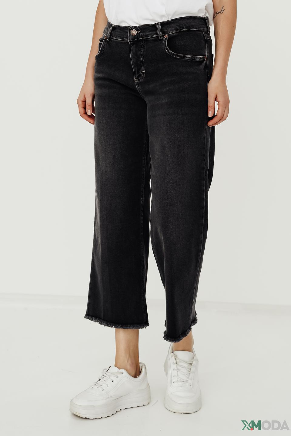 Джинсы Angels кюлоты чёрные
