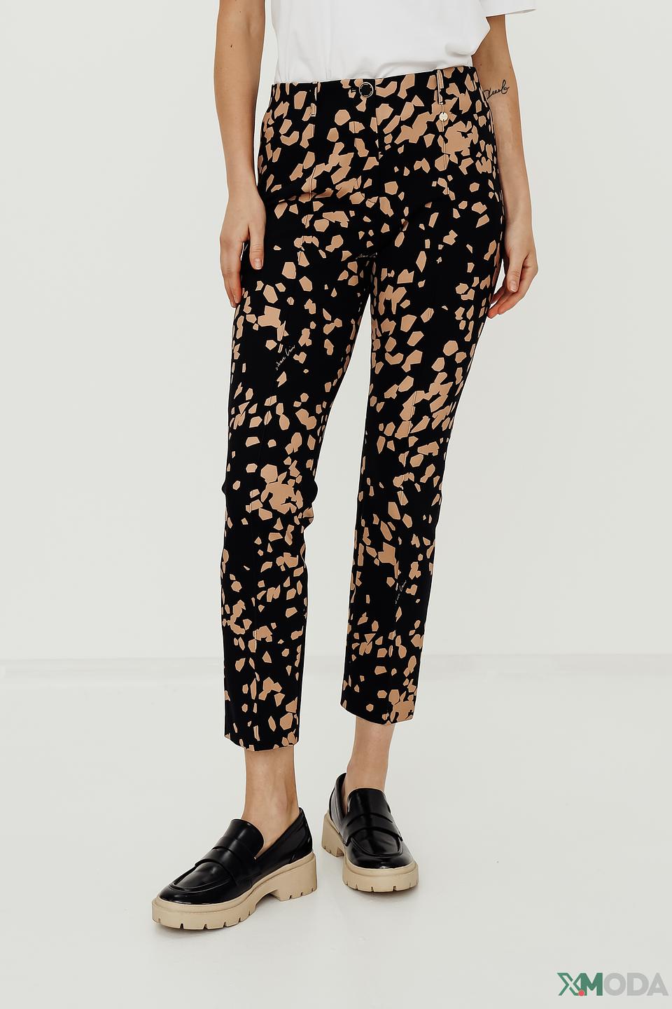 Брюки Marc Cain с леопардовым принтом
