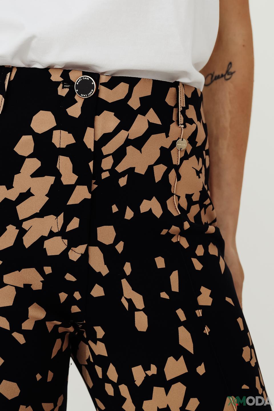 Брюки Marc Cain с леопардовым принтом