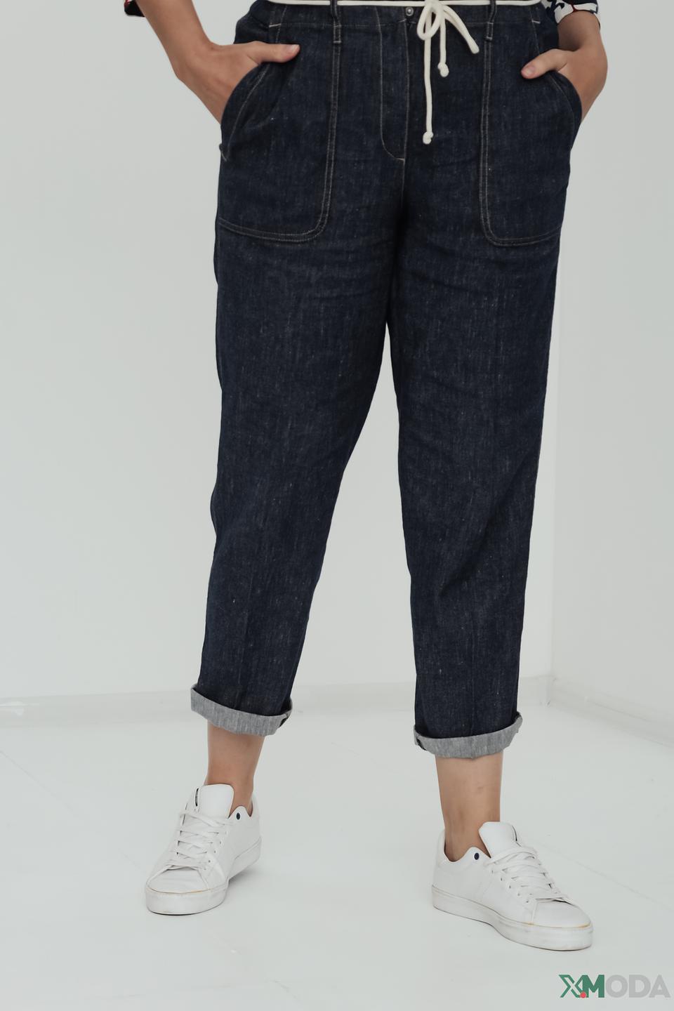 Джинсы Gerry Weber EDITION синие с завязками