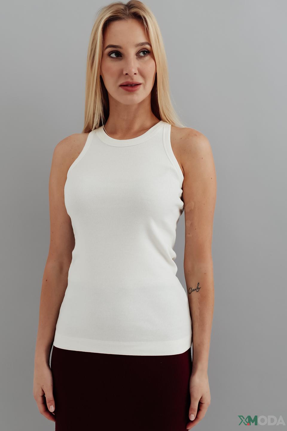 Топ Rich and Royal базовый белый