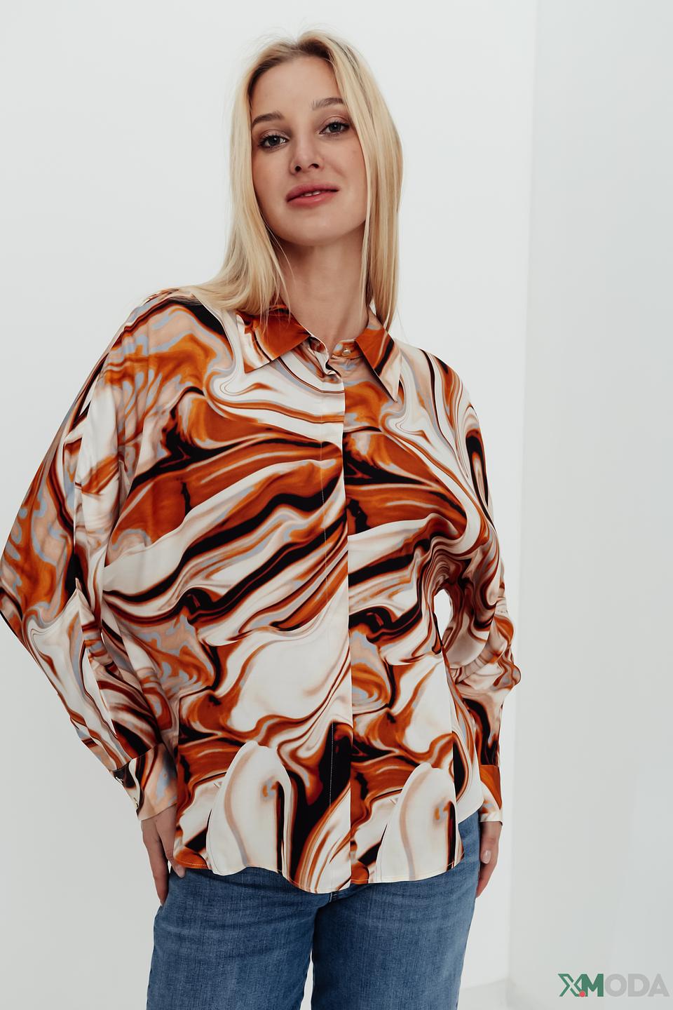 Рубашка Rich and Royal "Мрамор"