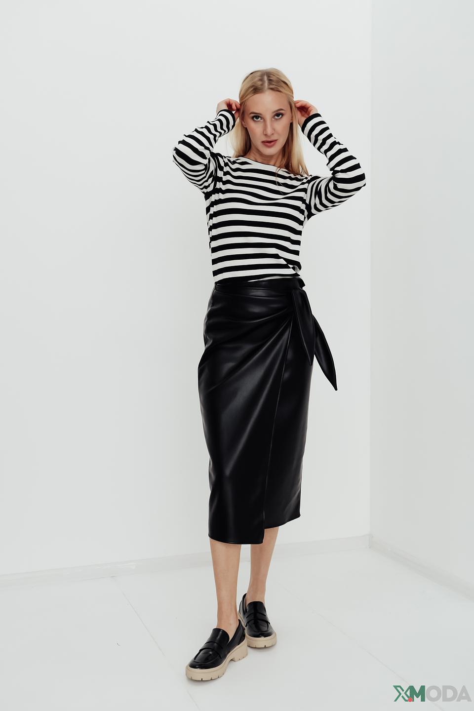 Футболка Marc Aurel в полоску чёрно-белая