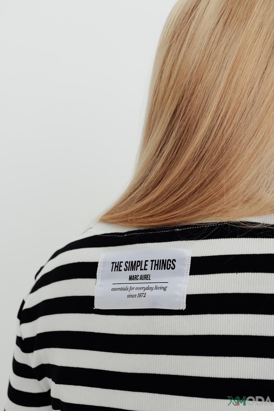 Футболка Marc Aurel в полоску чёрно-белая