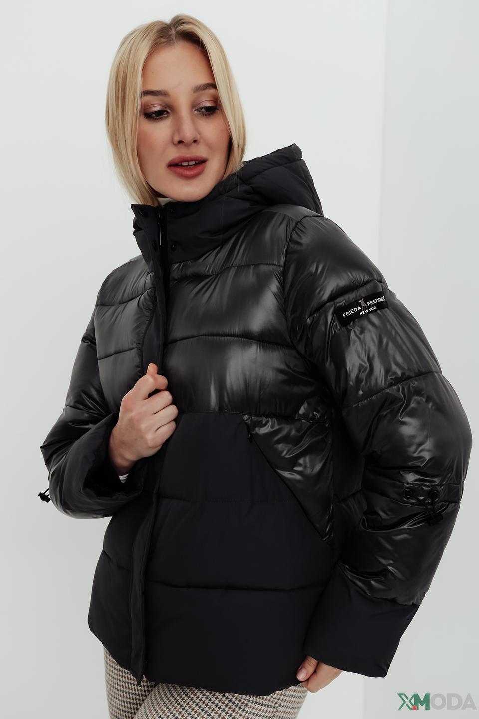 Куртка Frieda and Freddies чёрная стеганая