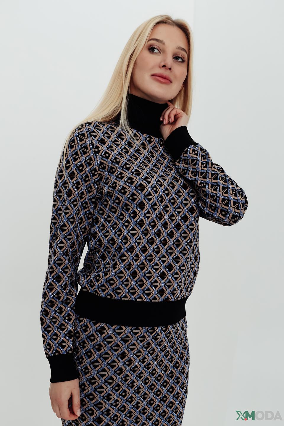 Водолазка Kaos с геометрическим узором