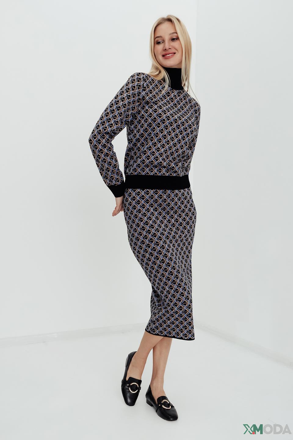 Водолазка Kaos с геометрическим узором