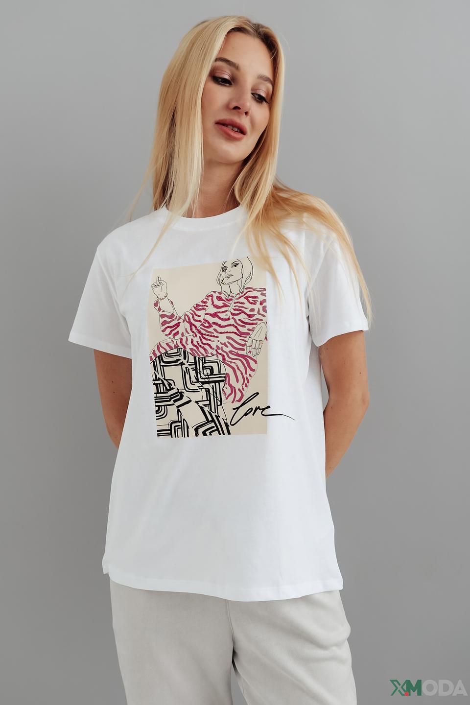 Футболка Icona женская с принтом