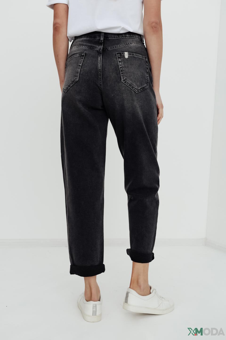 Джинсы Liu-Jo серые mom fit