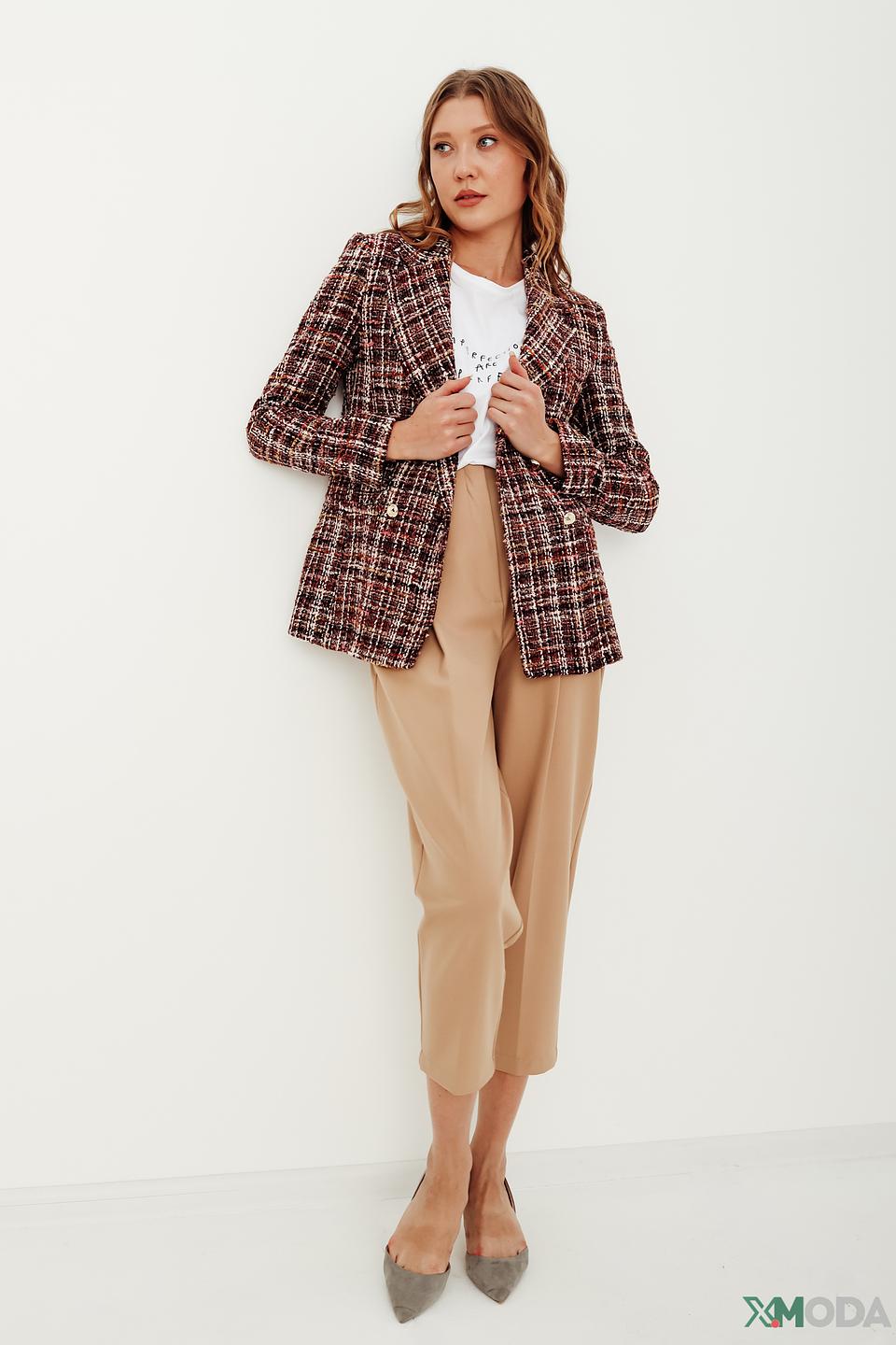 Брюки i Blues с поясом бежевые