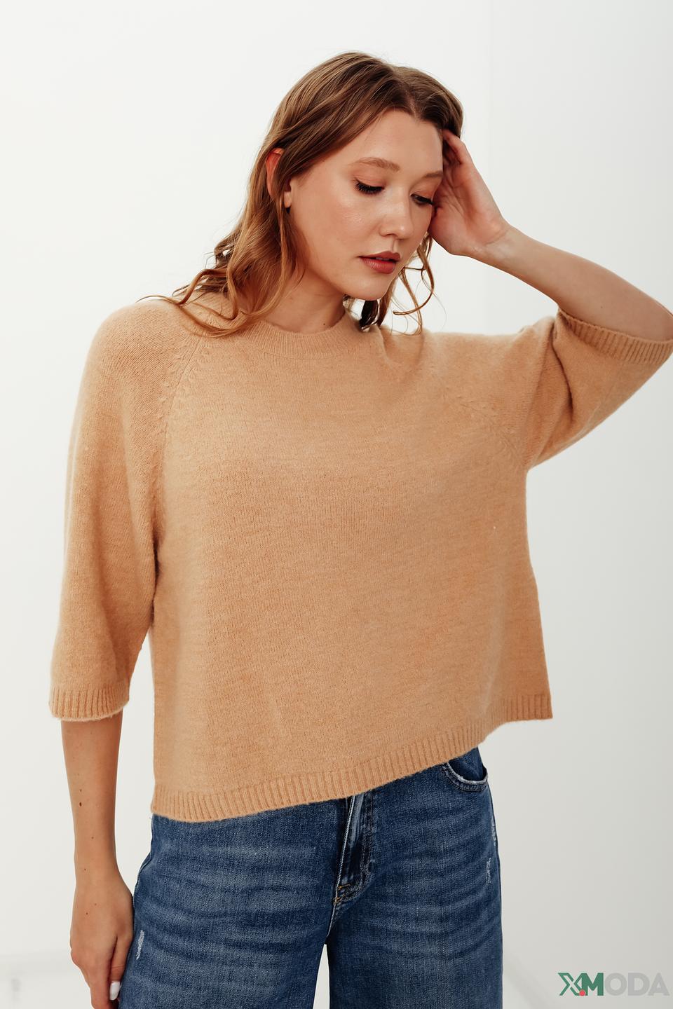 Джемпер i Blues жен. бежевый