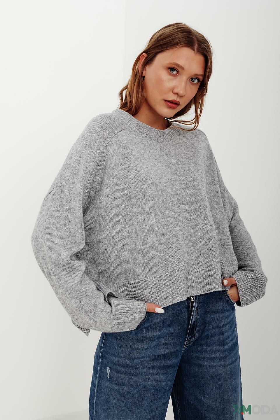 Джемпер i Blues женский серый меланж