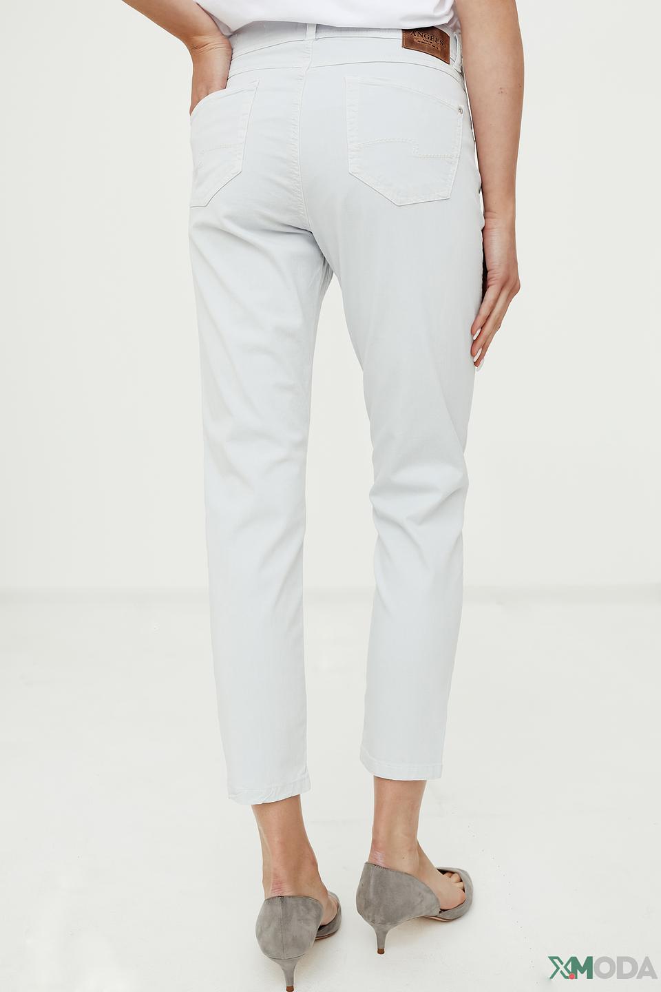 Джинсы Angels с камнями светло-серые