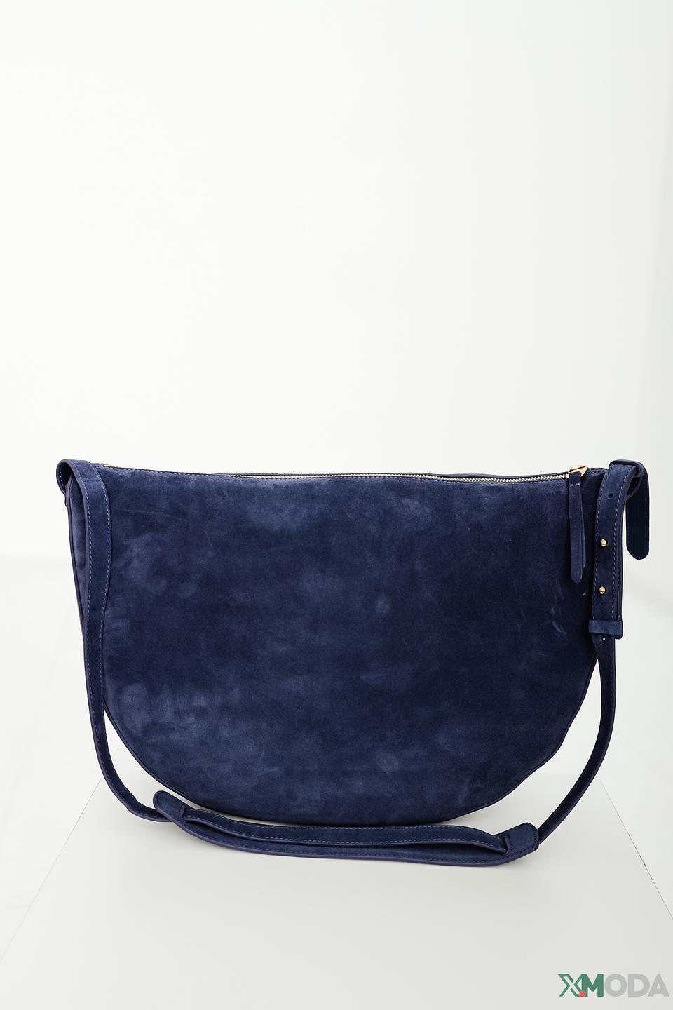 Сумка Coccinelle замшевая синяя