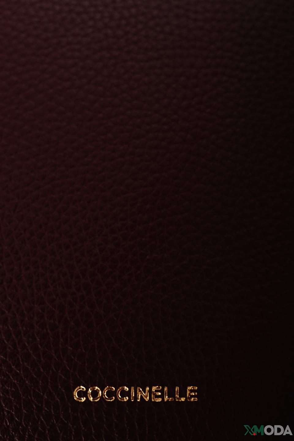 Сумка через плечо Coccinelle бордовая