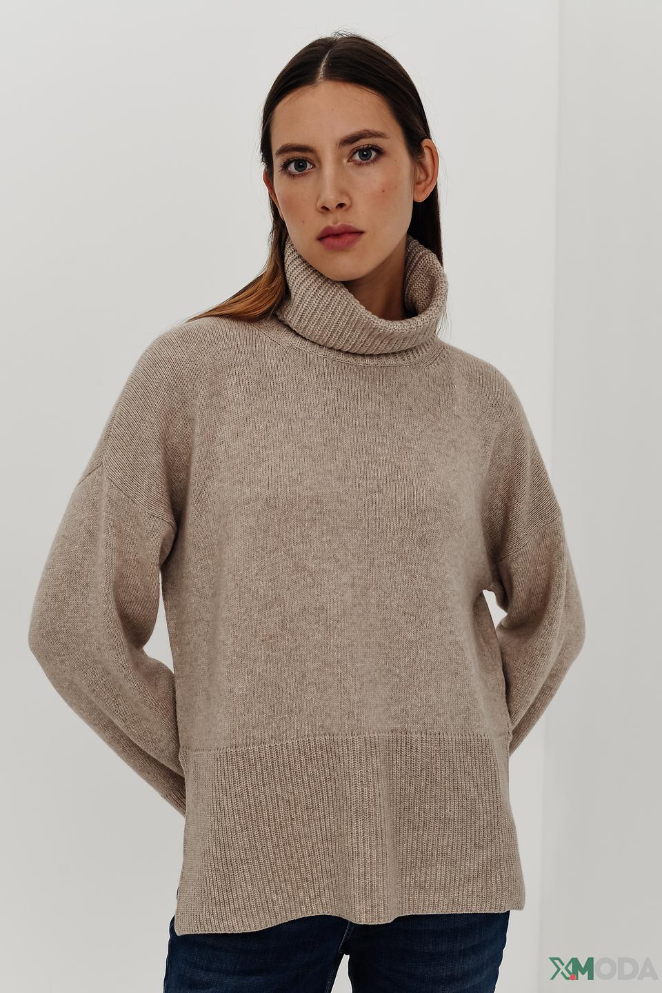 Джемпер i Blues с разрезами бежевый