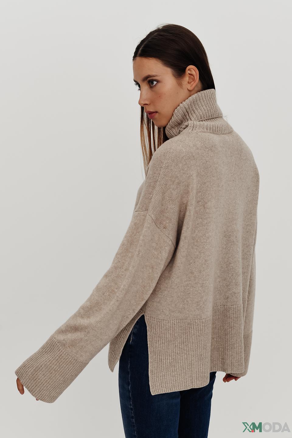 Джемпер i Blues с разрезами бежевый