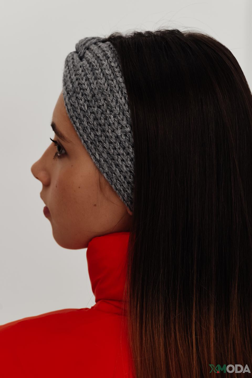 Повязка на голову Wegener серая