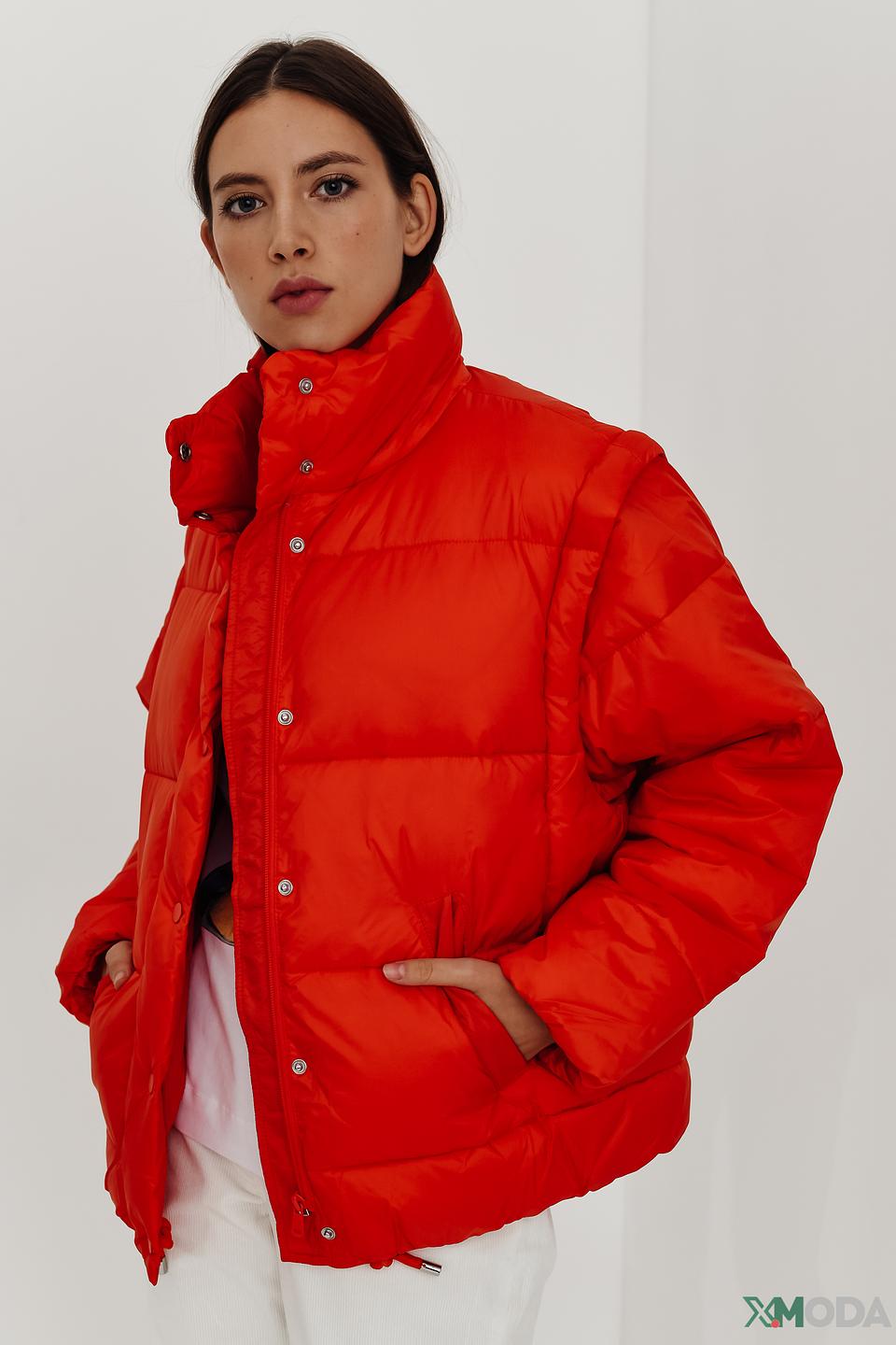 Куртка Oui женская оранжевая