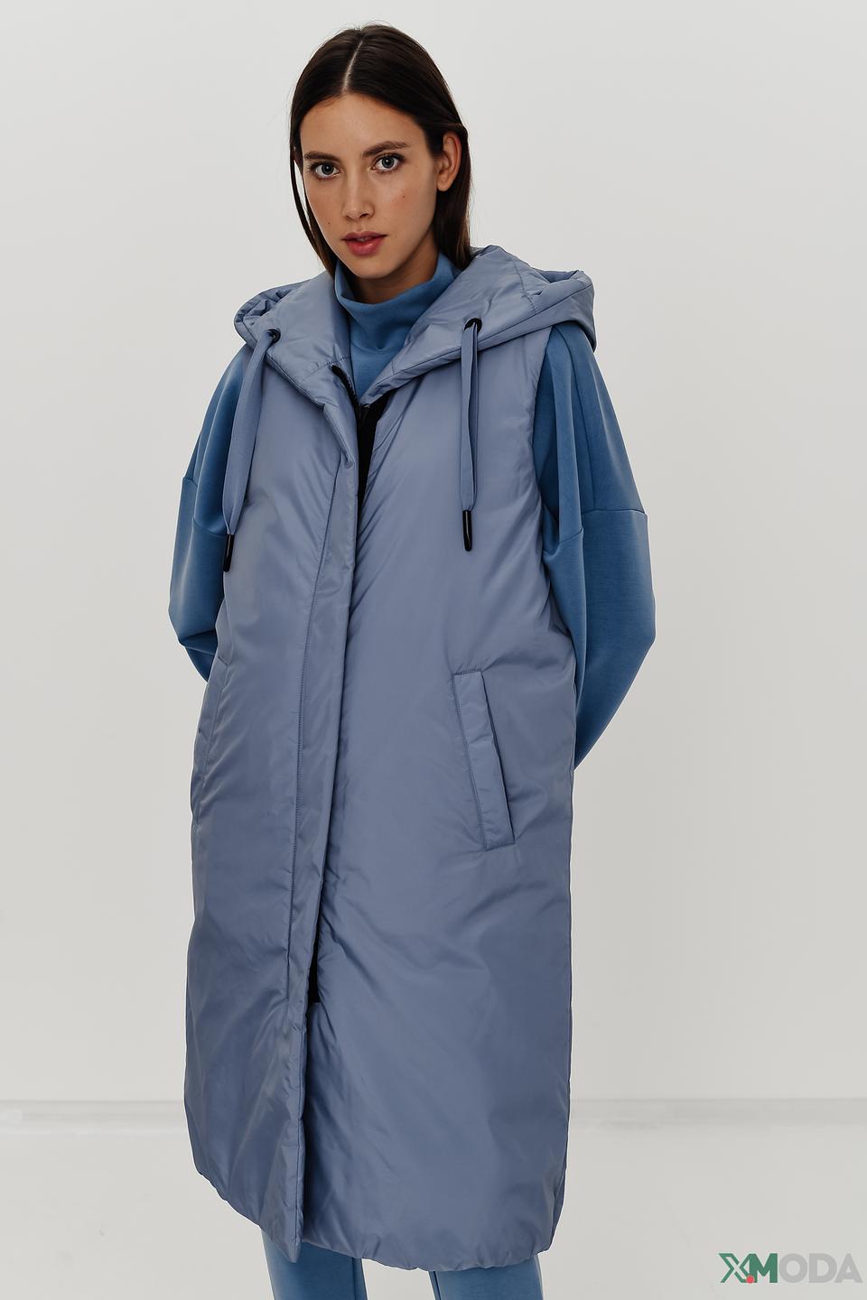 Жилет Taifun стеганый голубой