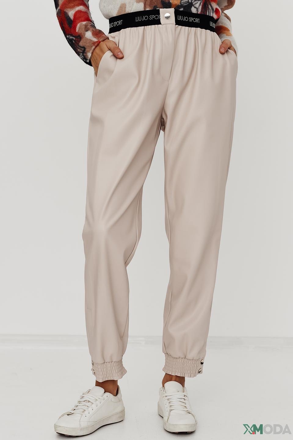 Брюки Liu-Jo бежевые спортивные