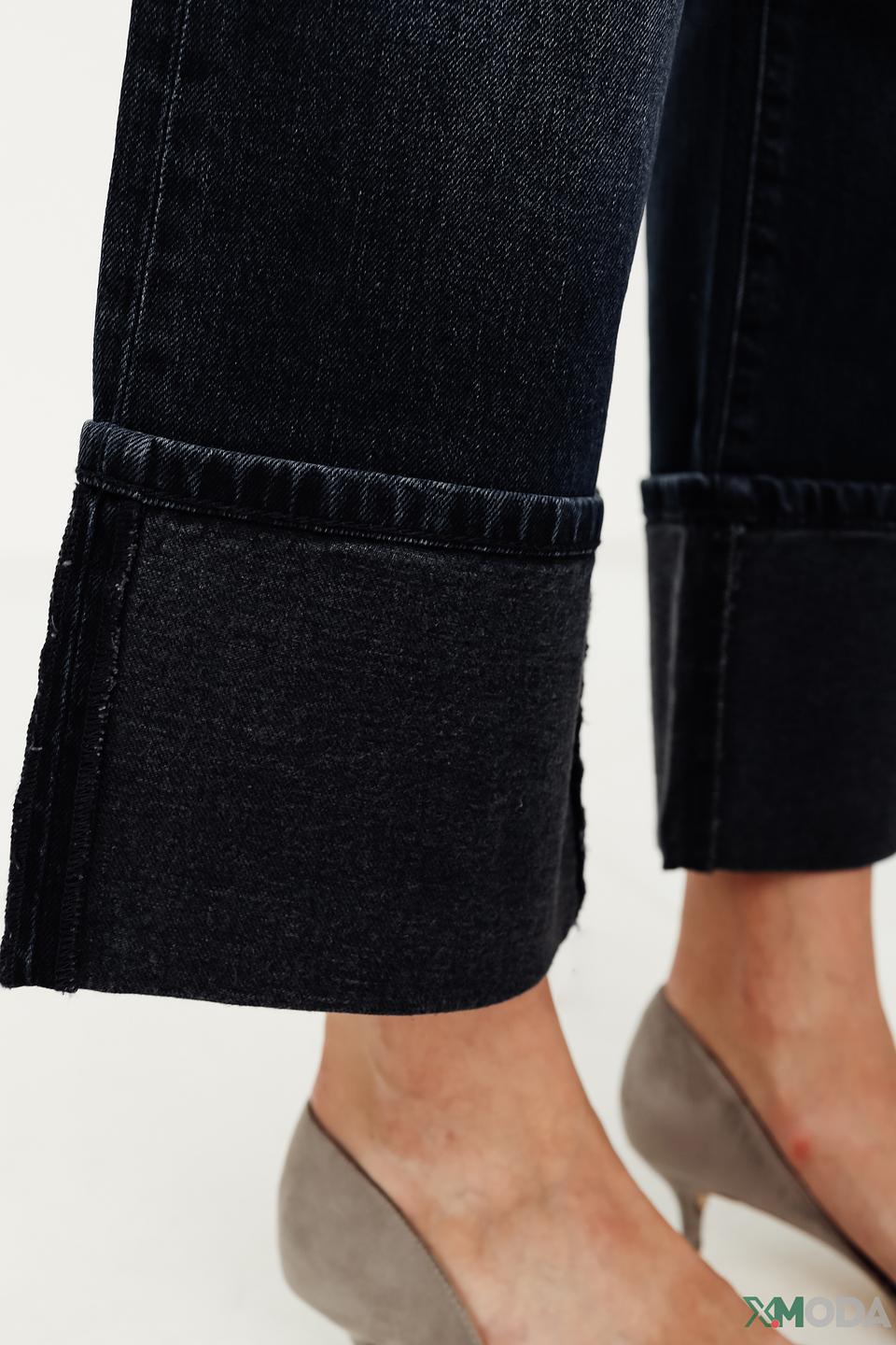 Джинсы Penny Black Grey клеш тёмно-синие