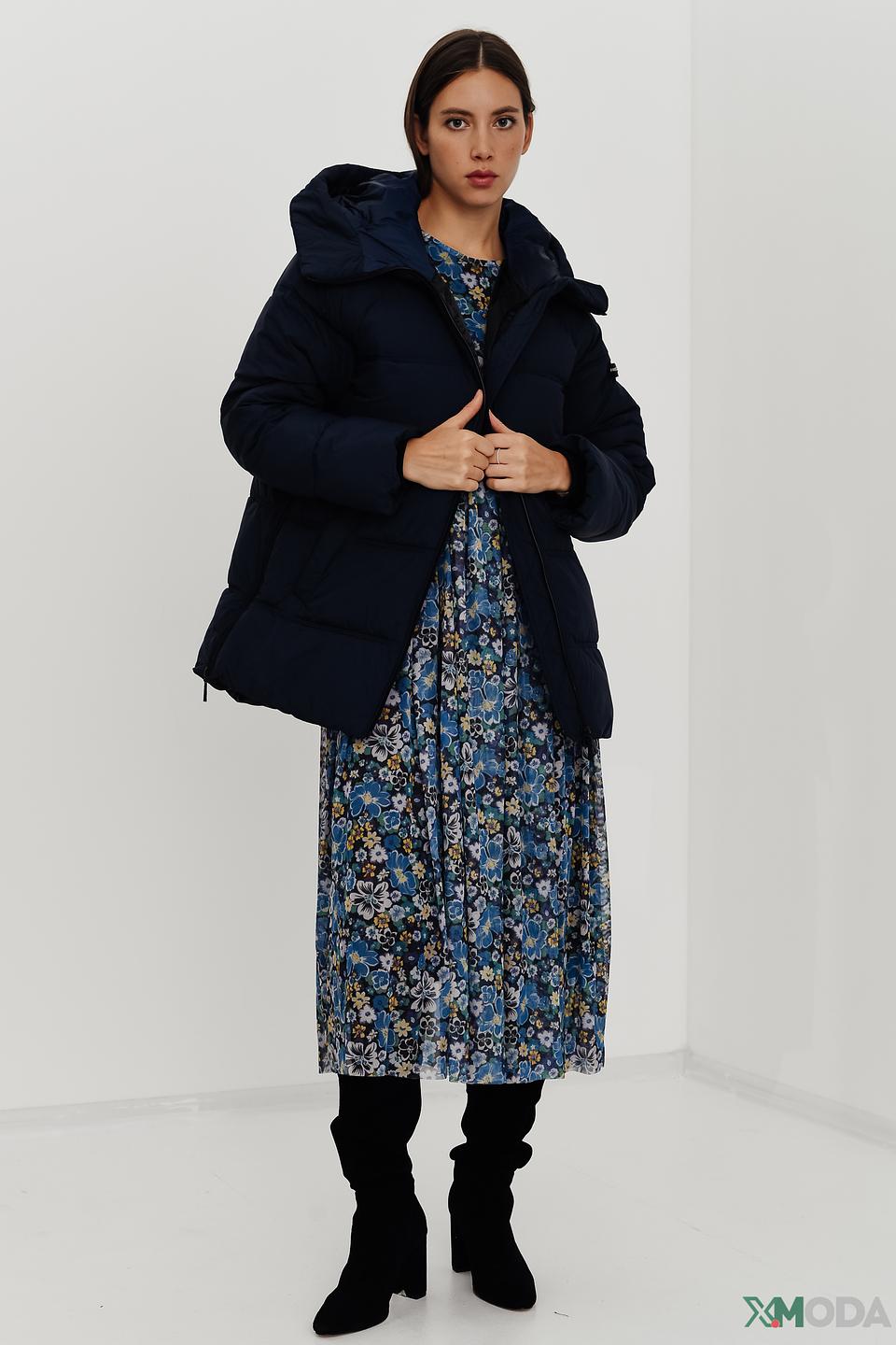 Куртка Frieda and Freddies стеганая тёмно-синяя