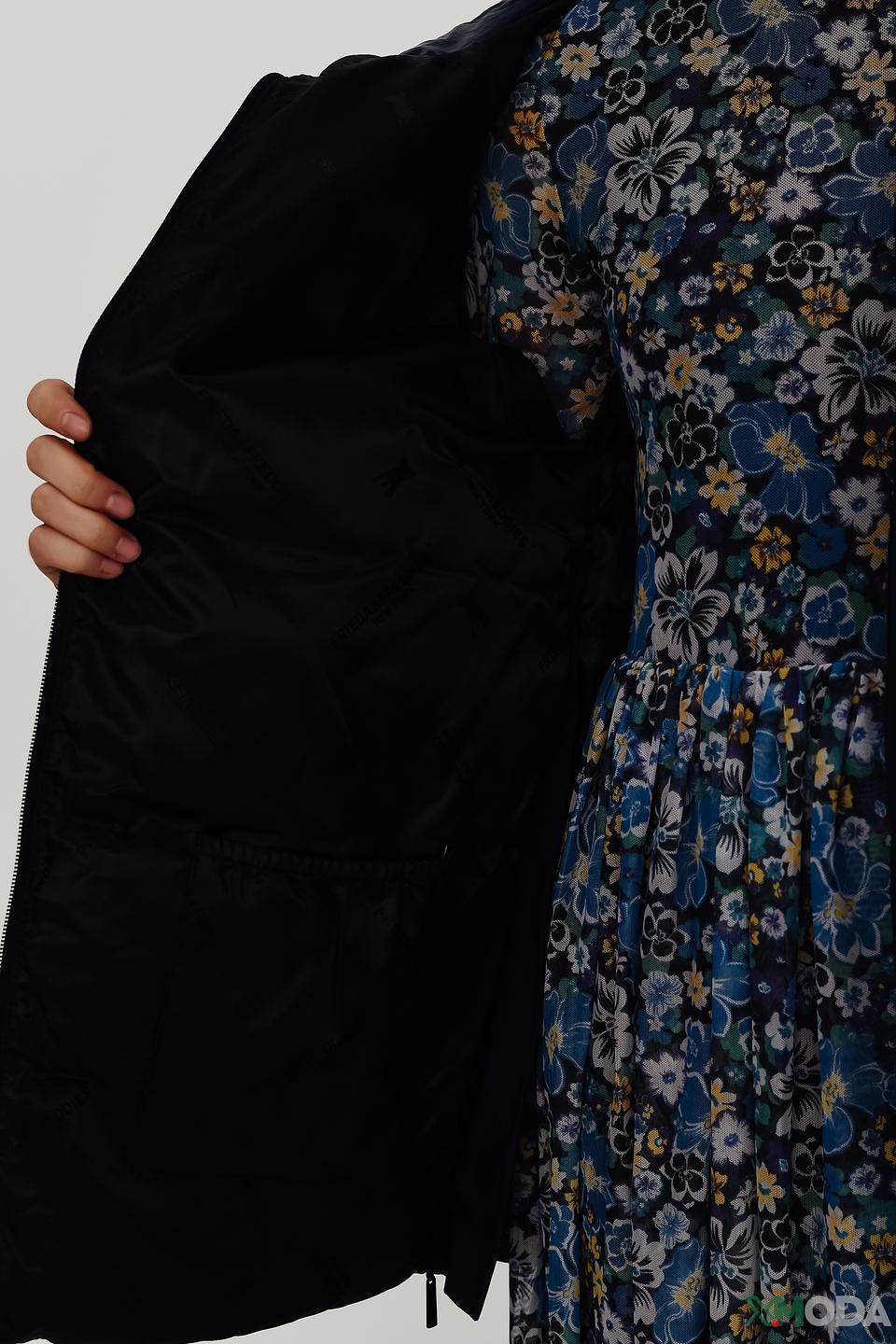 Куртка Frieda and Freddies стеганая тёмно-синяя