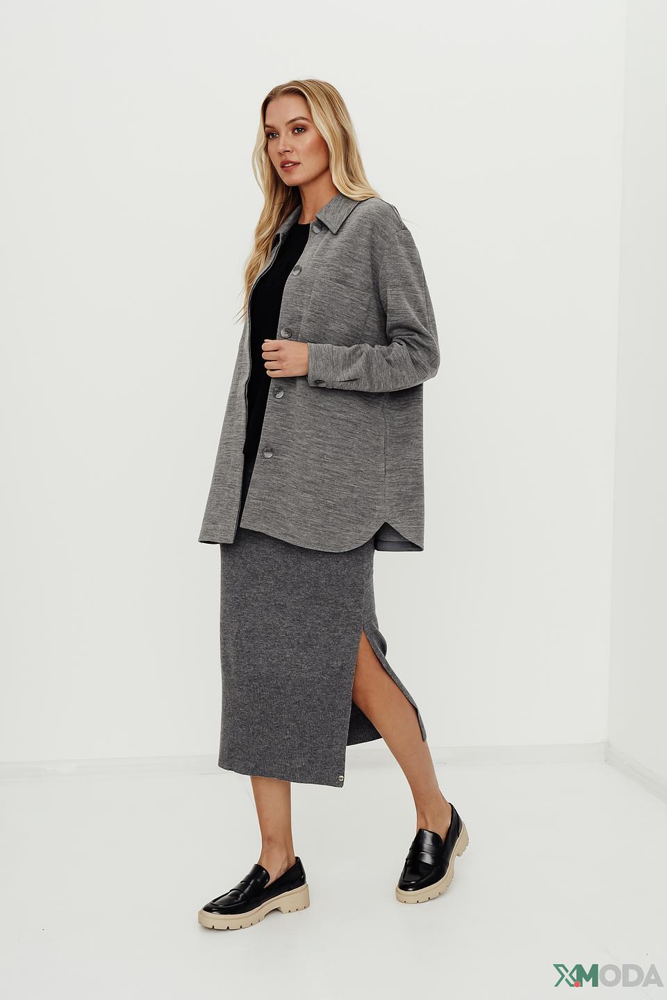 Юбка Penny Black вязаная серая