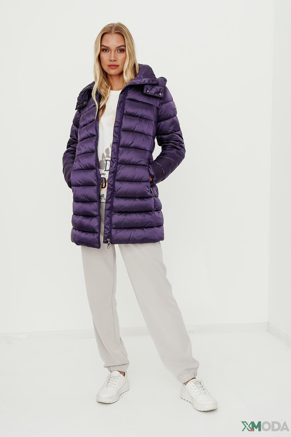 Куртка Bugatti стеганая фиолетовая