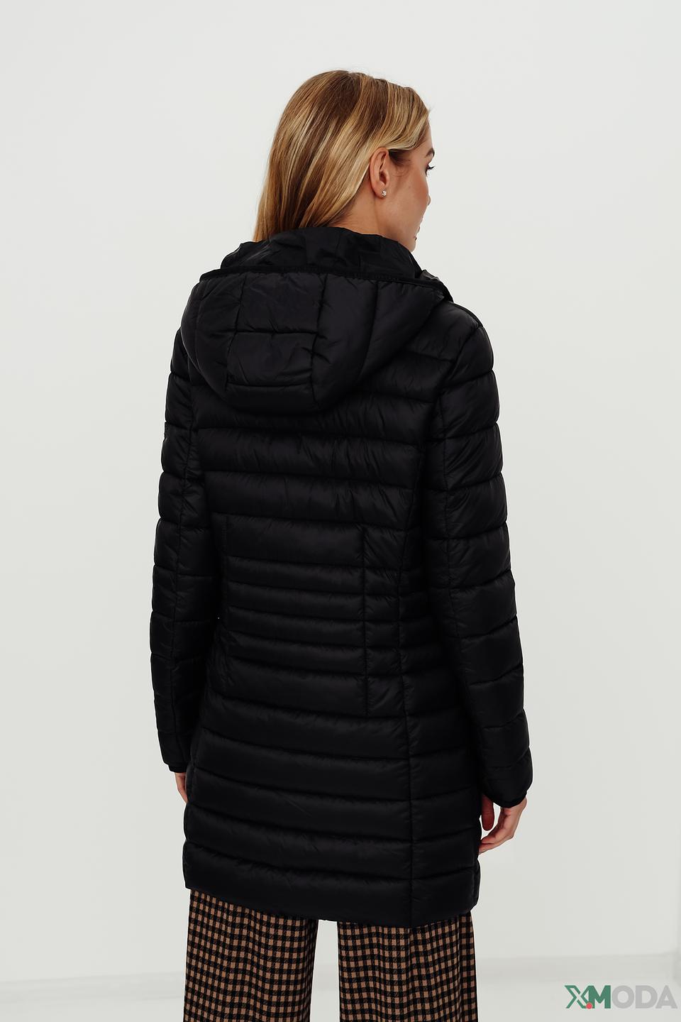 Пальто Frieda and Freddies стеганое чёрное