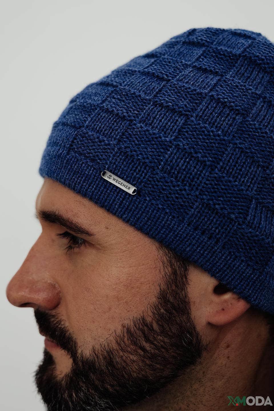 Шапка Wegener мужская синяя