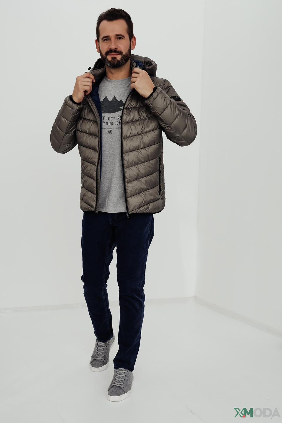 Куртка Basefield стеганая серая