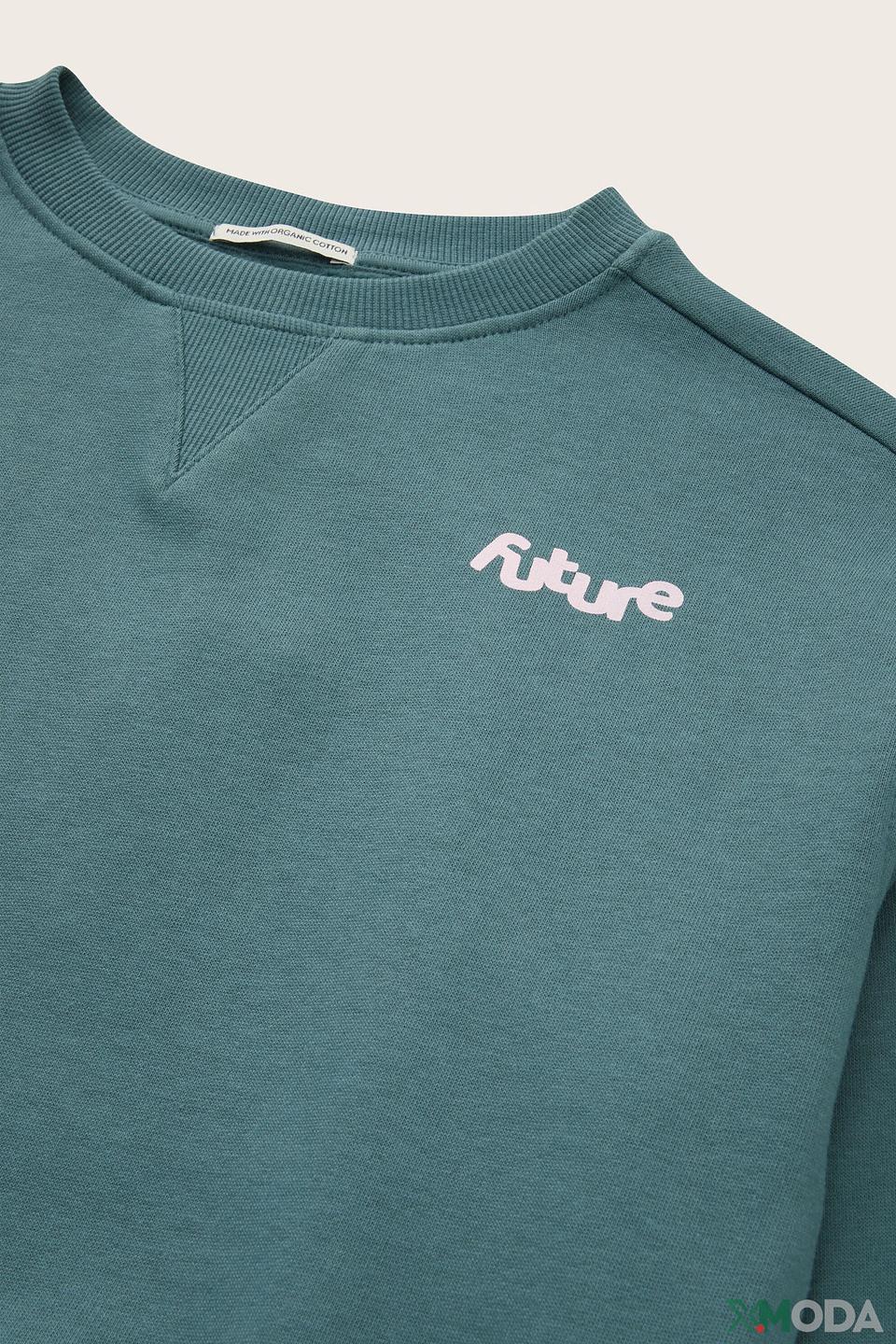 Джемпер Tom Tailor future бирюзовый