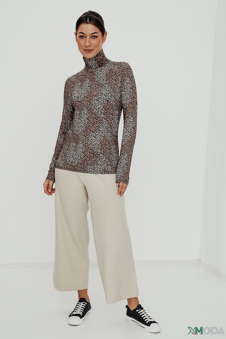 Водолазка Marc Aurel с леопардовым принтом