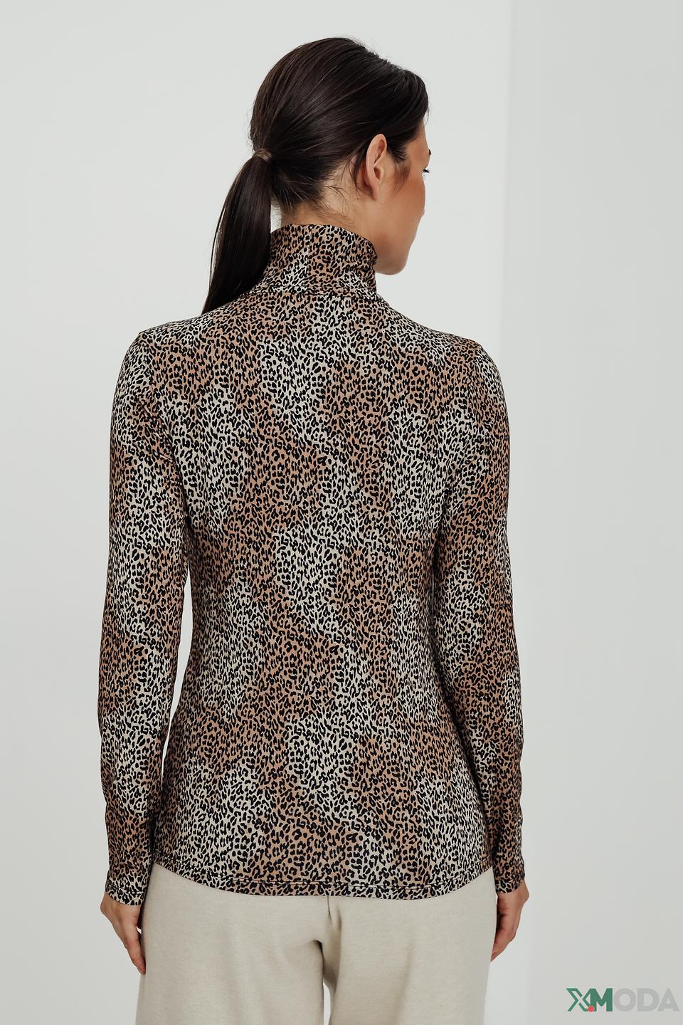 Водолазка Marc Aurel с леопардовым принтом