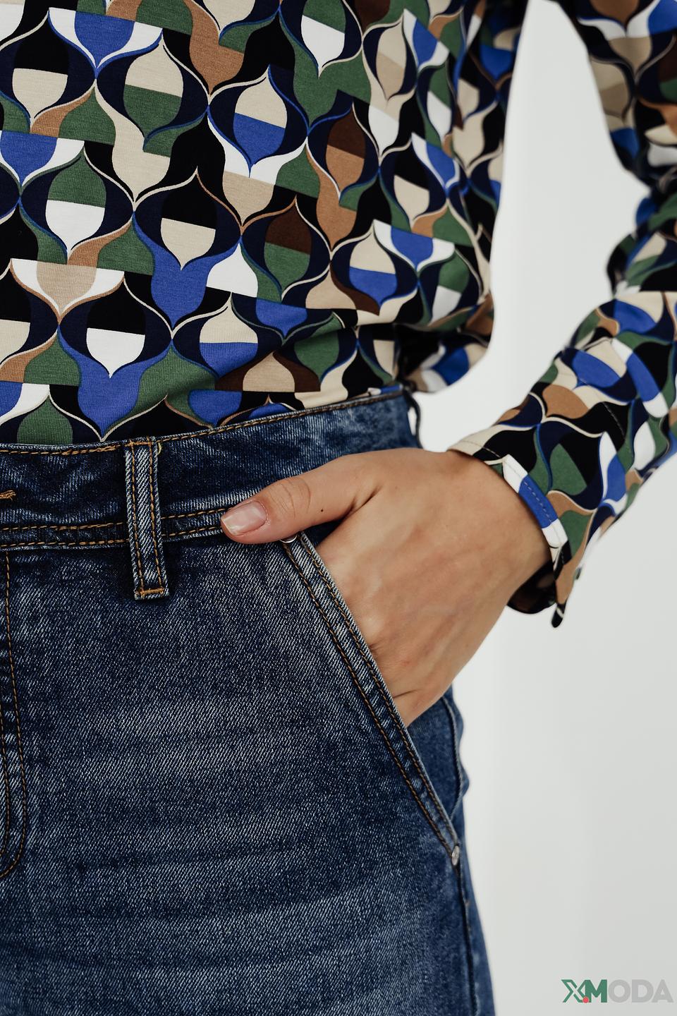 Джинсы Gaudi mom fit синие