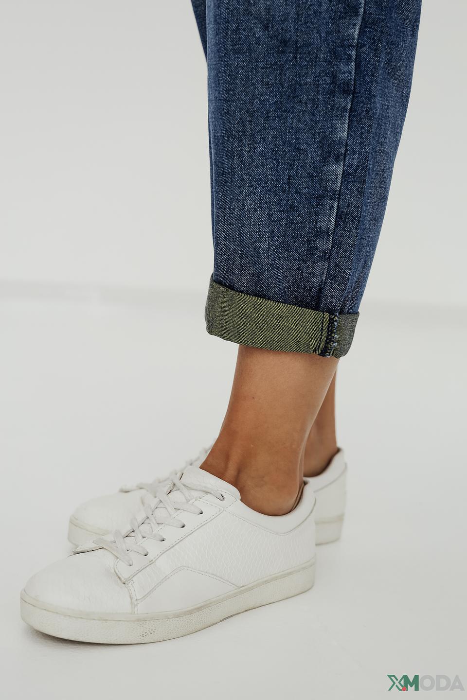 Джинсы Gaudi mom fit синие