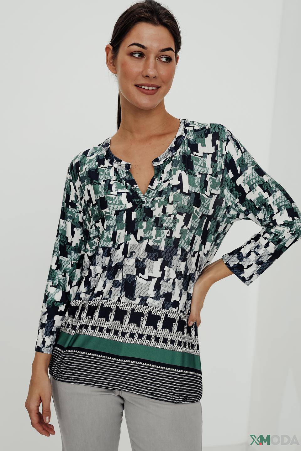 Блуза Erfo с геометрическим принтом