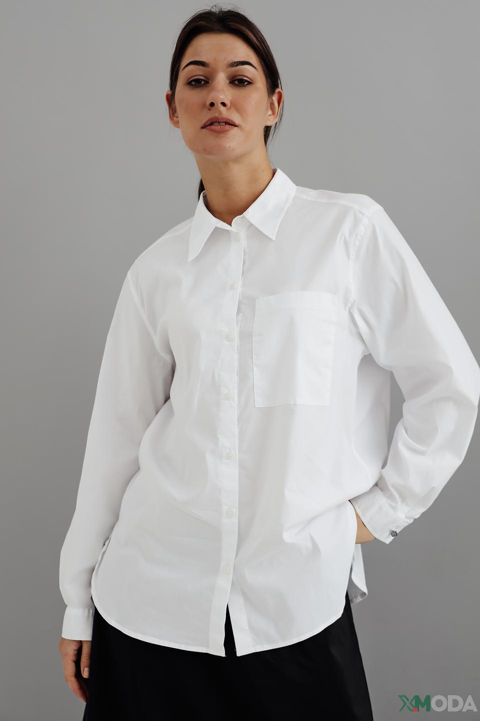 Рубашка Be Yourself оверсайз белая