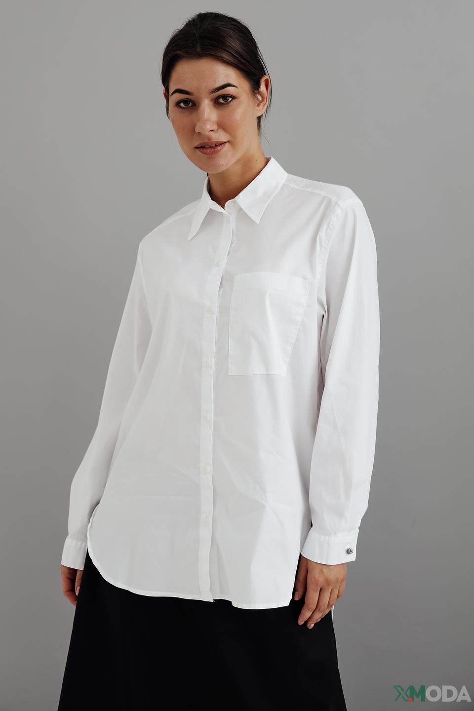 Рубашка Be Yourself оверсайз белая